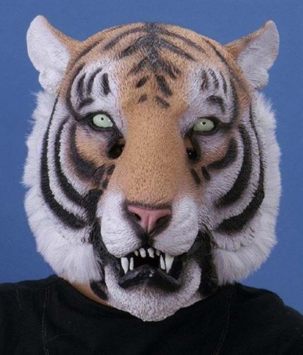 japan import Rubber mask Tiger mask 