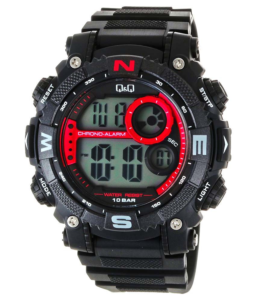 Q&Q Digital Watch Dial AZ8 Multi Strap Black - Buy Q&Q Digital Watch ...