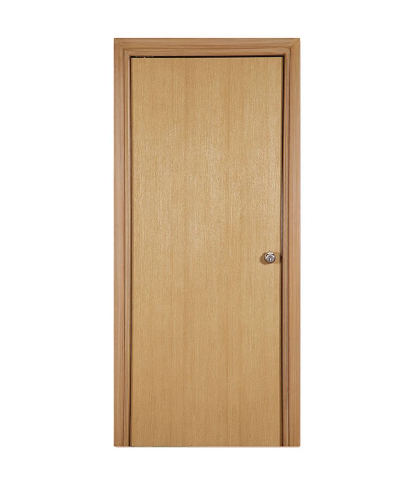 Buy Bloom Decorative Laminated Door (Elegant Oak with Silky Ash Texture