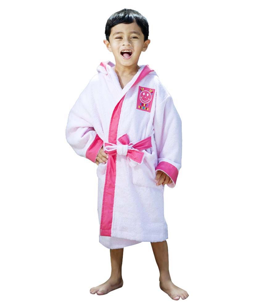     			Spaces Smart Wonder Pink Dk. Pink Kids Bath Robe