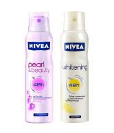 Nivea Women Pearl Beauty & Whitening Pack of 2 Deodorants 150ml each