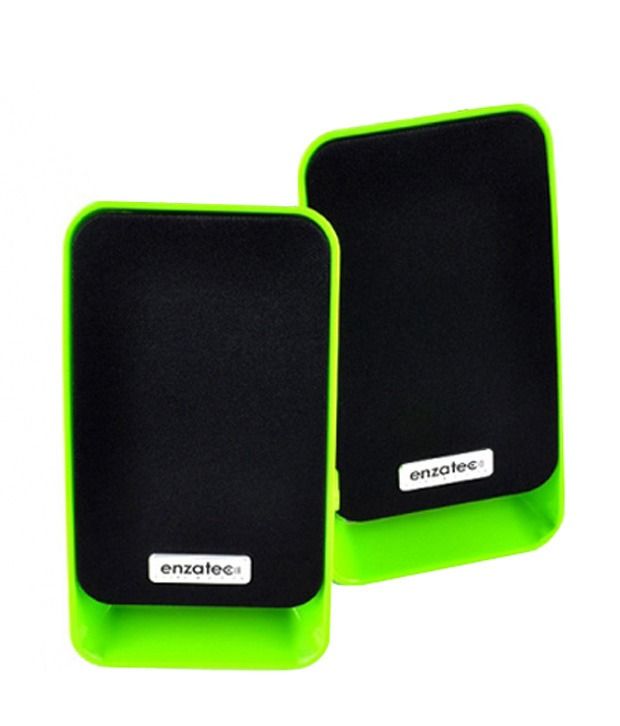 Buy Enzatec Dynamic 2.0 Desktop Speaker-Zsp307 Black Green Online at Best  Price in India - Snapdeal