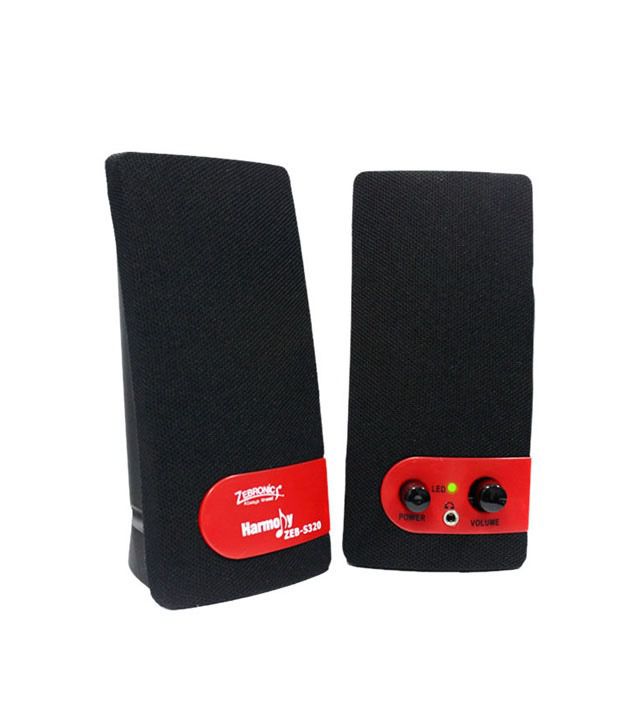     			Zebronics Harmony ZEB - S320 2.0 Speakers - Black