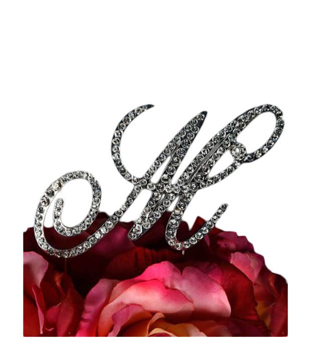 Unik Occasions Silver Large Letter M Cake Topper: Buy Unik Occasions Silver  Large Letter M Cake Topper at Best Price in India on Snapdeal