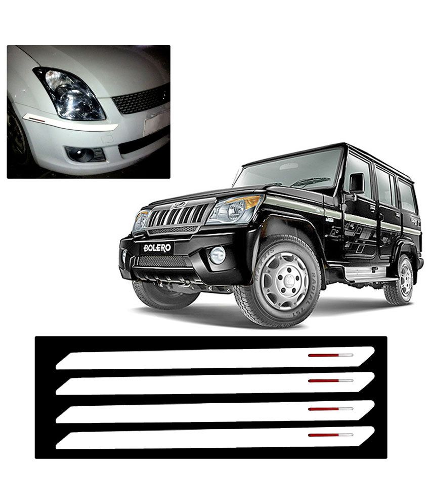 Premium Quality Car Bumper Protector For Mahindra Bolero White Buy