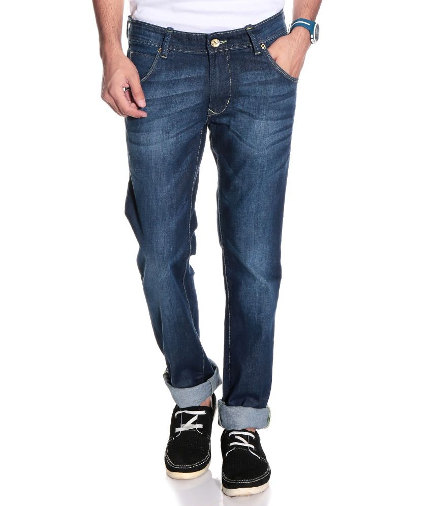 Numero Uno Blue Regular Fit Jeans - Buy Numero Uno Blue Regular Fit ...