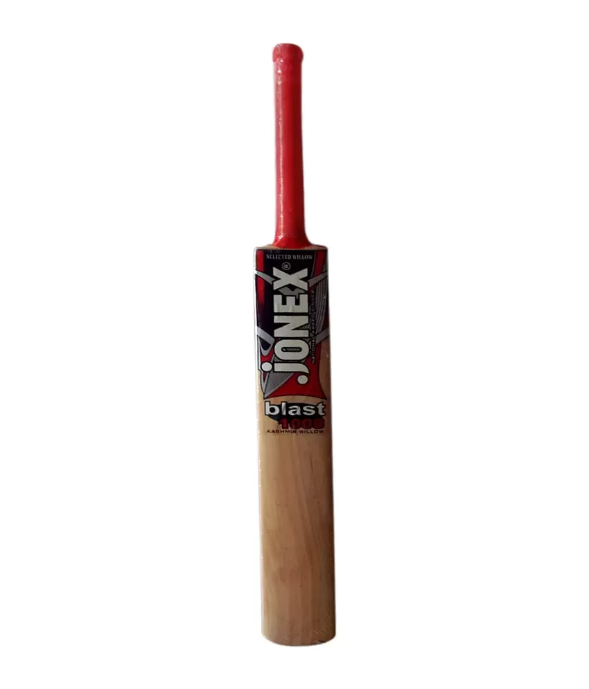 Jonex Kashmir Willow with All Cane Handle Cricket Bat