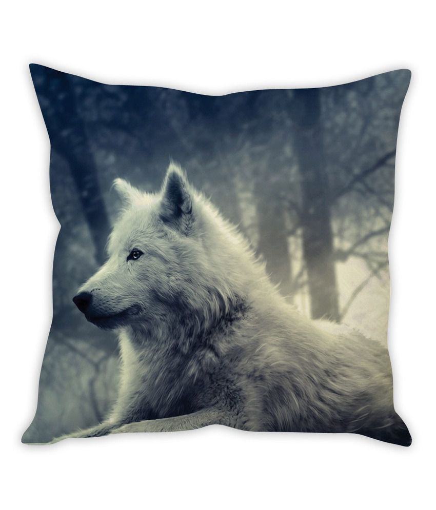The White Wolf Cushion Cover: Buy Online at Best Price | Snapdeal