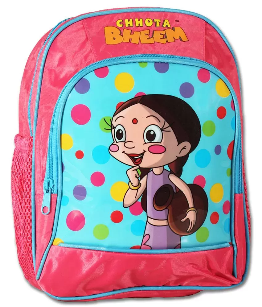 Chhota Bheem School Bag Multicolour - Height 16 inches : Amazon.in: Fashion
