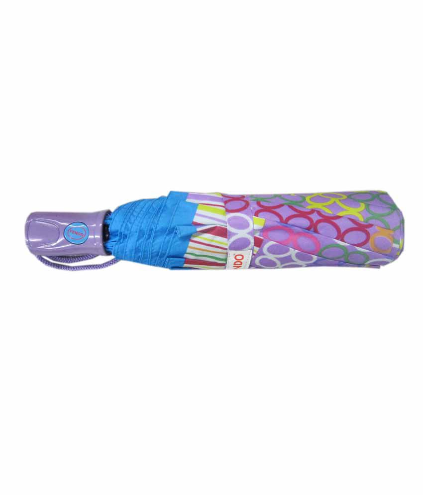 Fendo Auto Open 3 Fold Nylon Fabric Umbrella: Buy Online at Low Price ...