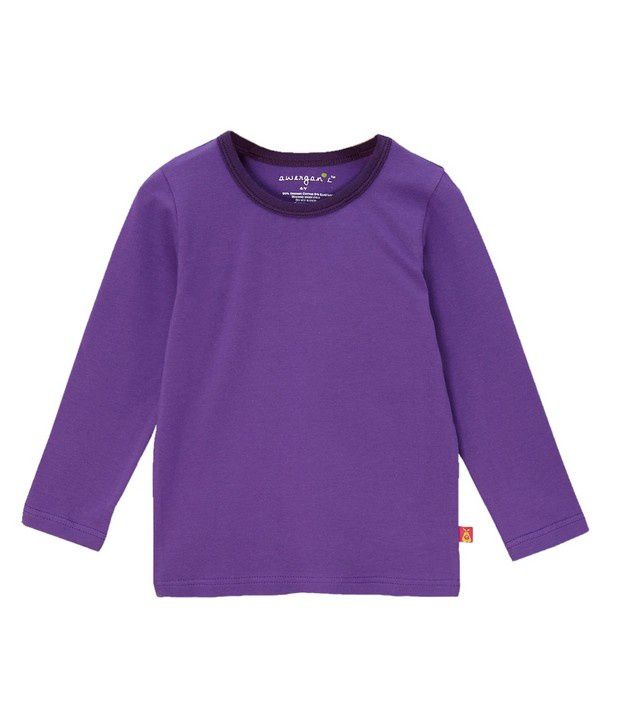 girls purple t shirt