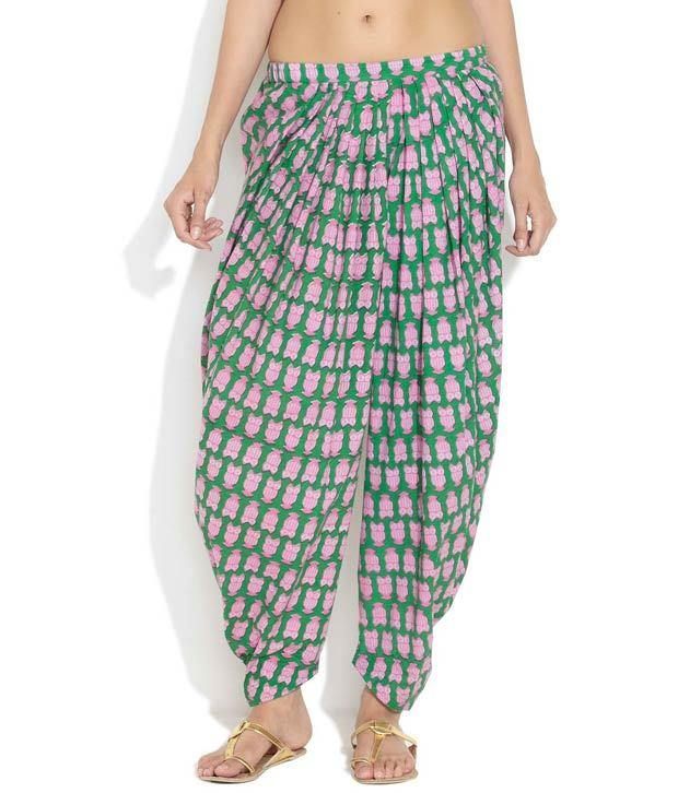 global desi dhoti saree green