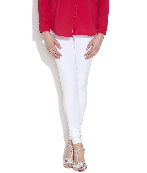 Aurelia White Cotton Leggings Price in 