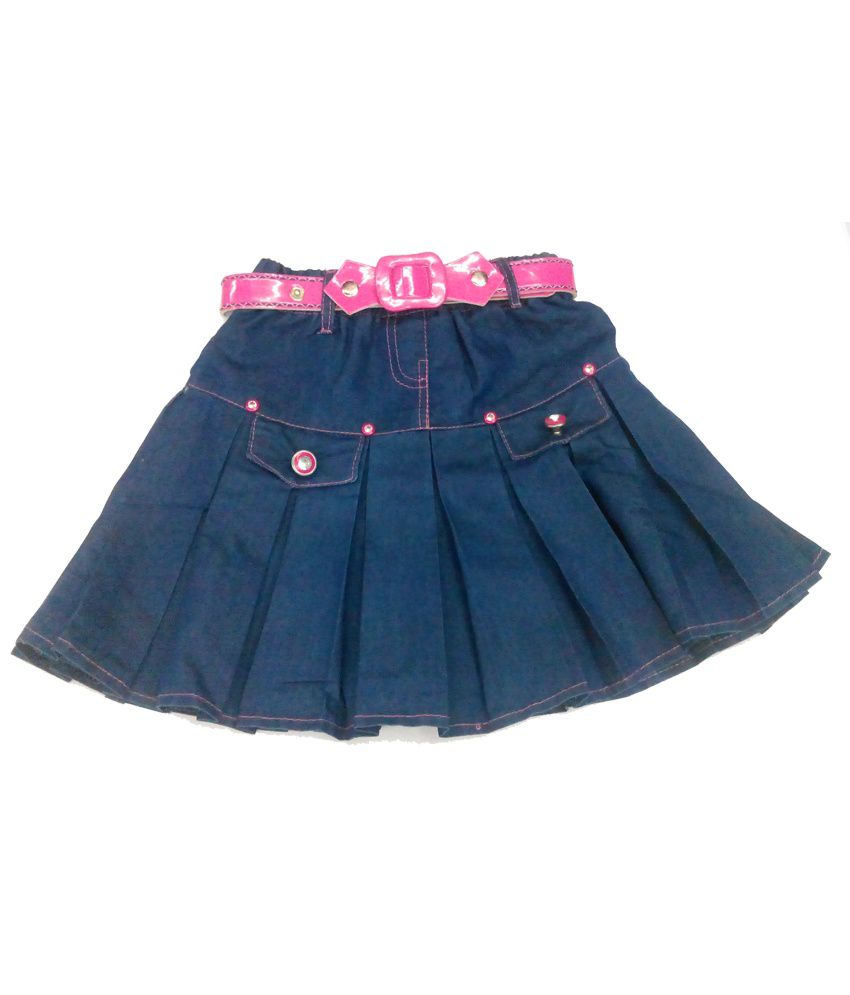 Piggy N Wiggy Blue Skirts For Girls - Buy Piggy N Wiggy Blue Skirts For ...