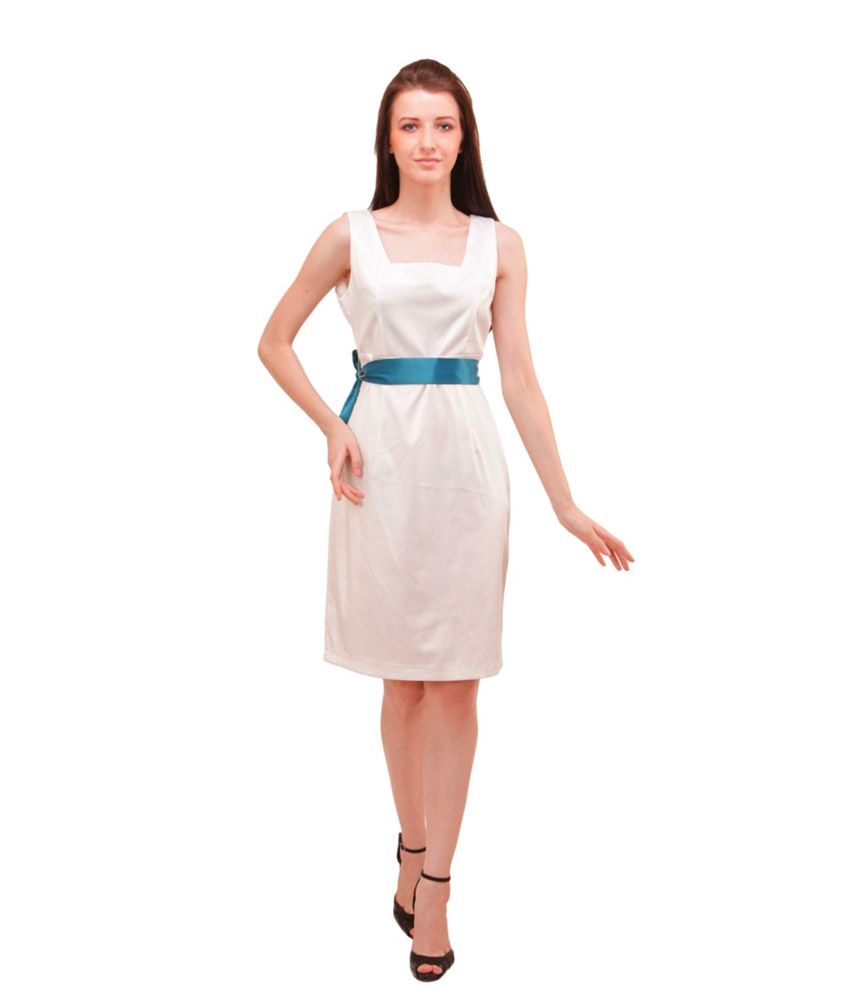 Trendy Divva White Dress  Buy Trendy Divva White Dress Online at Best