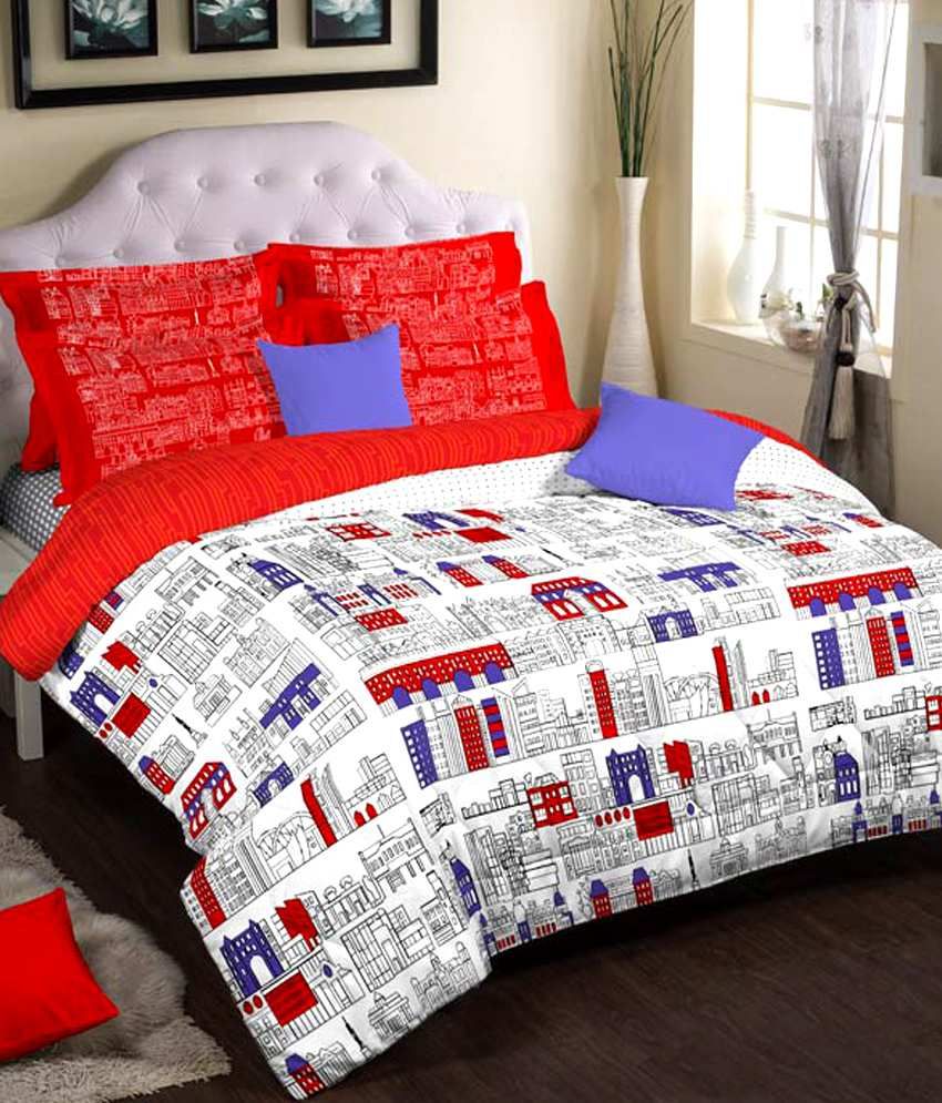 Portico New York White And Red Others Comforter Buy Portico New York