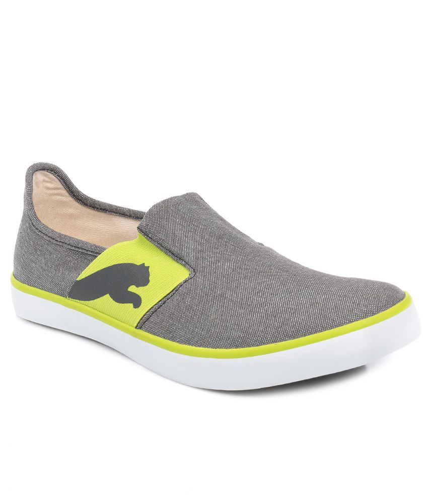 Buy Puma Lazy Gray Canvas Shoes for Men | Snapdeal.com