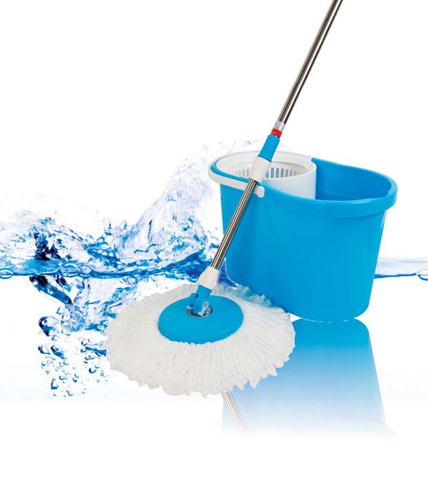 Microfiber 360 Degree Easy Magic Floor Cleaning  bucket Mop 