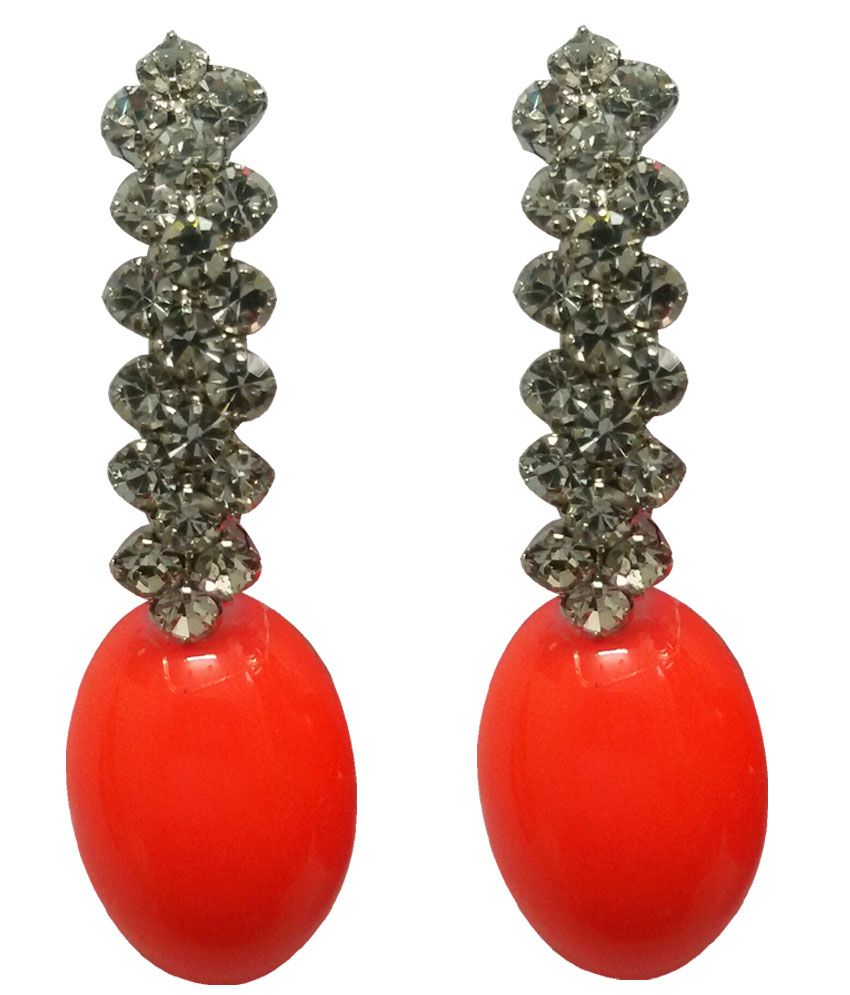 Mannmohh Neon Orange Earrings Mannmohh Neon Orange Earrings