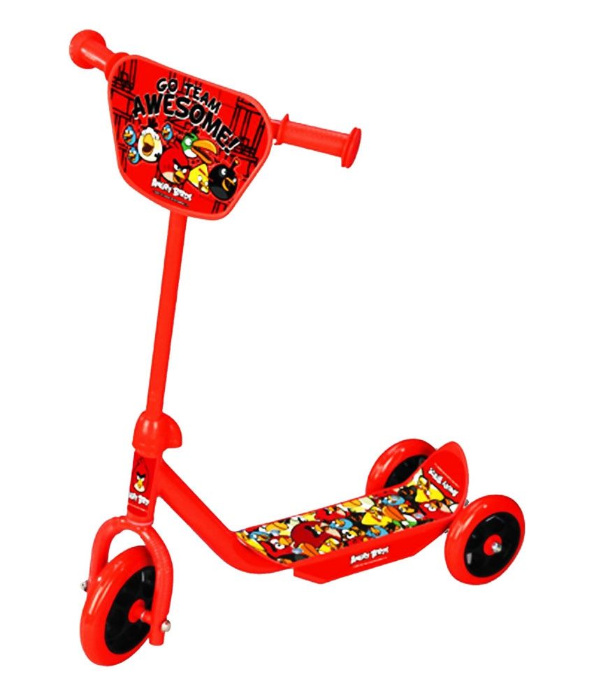 Excel Innovators Angry  Birds  Theme Three Wheeler Scooter  