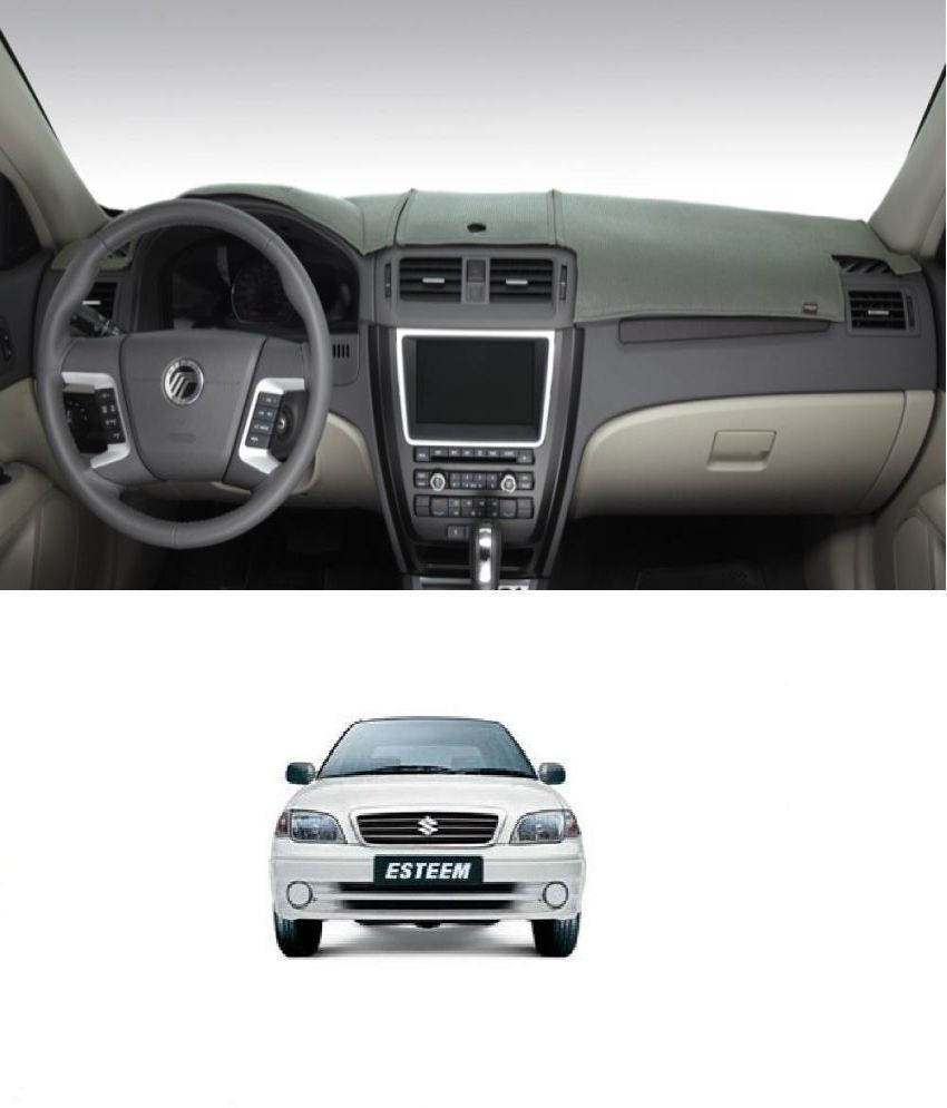 Carsaaz Premium Dashboard Cover For Maruti Suzuki Esteemgrey Color