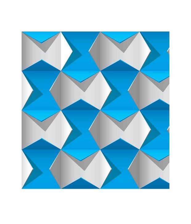 Paw Blue White 3d Wallpaper Panel Buy Paw Blue White 3d Wallpaper Panel At Best Price In India On Snapdeal