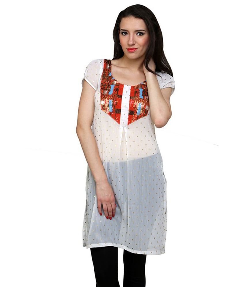 chiffon kurta buy chiffon kurtas online in india