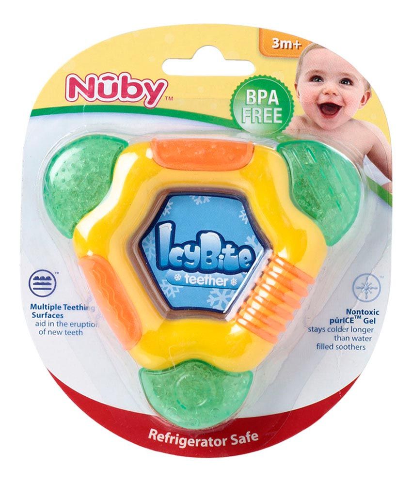 nuby triangle teether