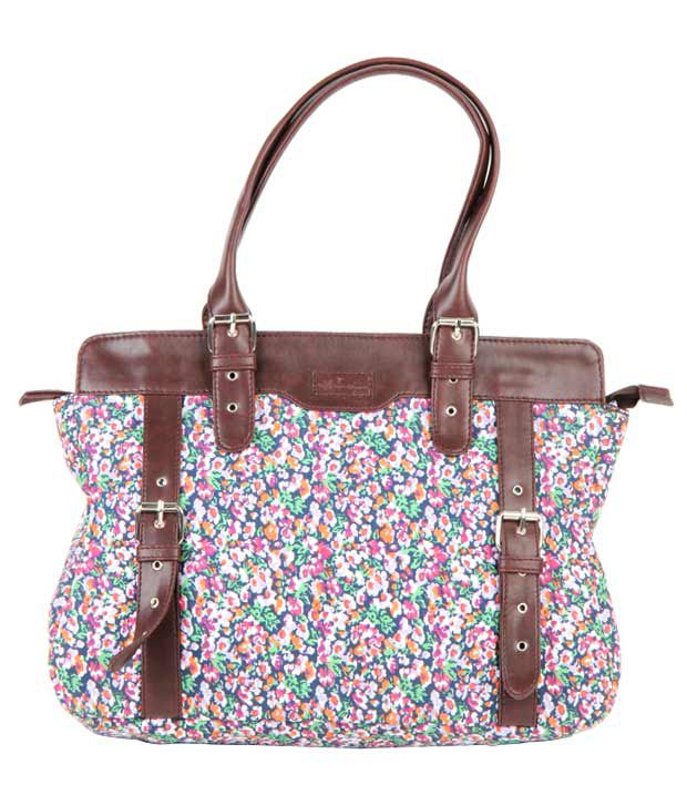 Paridhan Floral Satchel Handbag - Buy Paridhan Floral Satchel Handbag ...