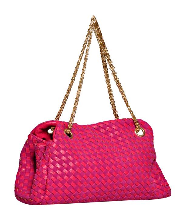 pink color purse