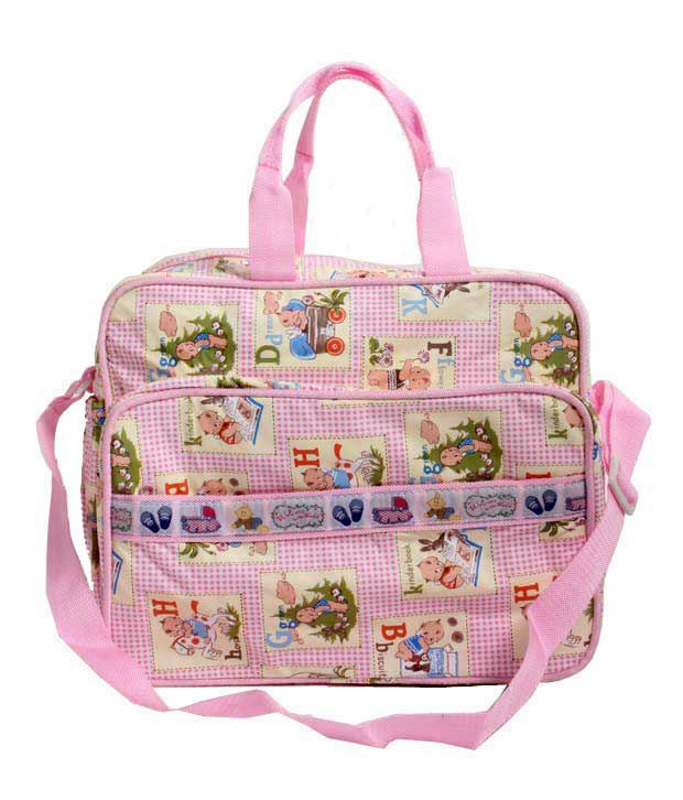 Buy WalletsnBags Cute Pink Baby Diaper Bag at Best Prices in India - Snapdeal
