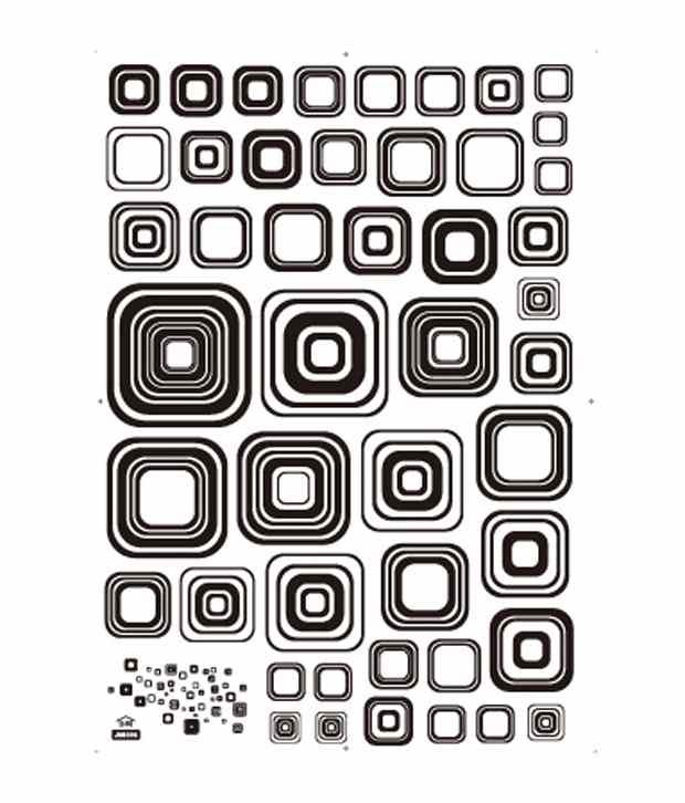 square sticker design