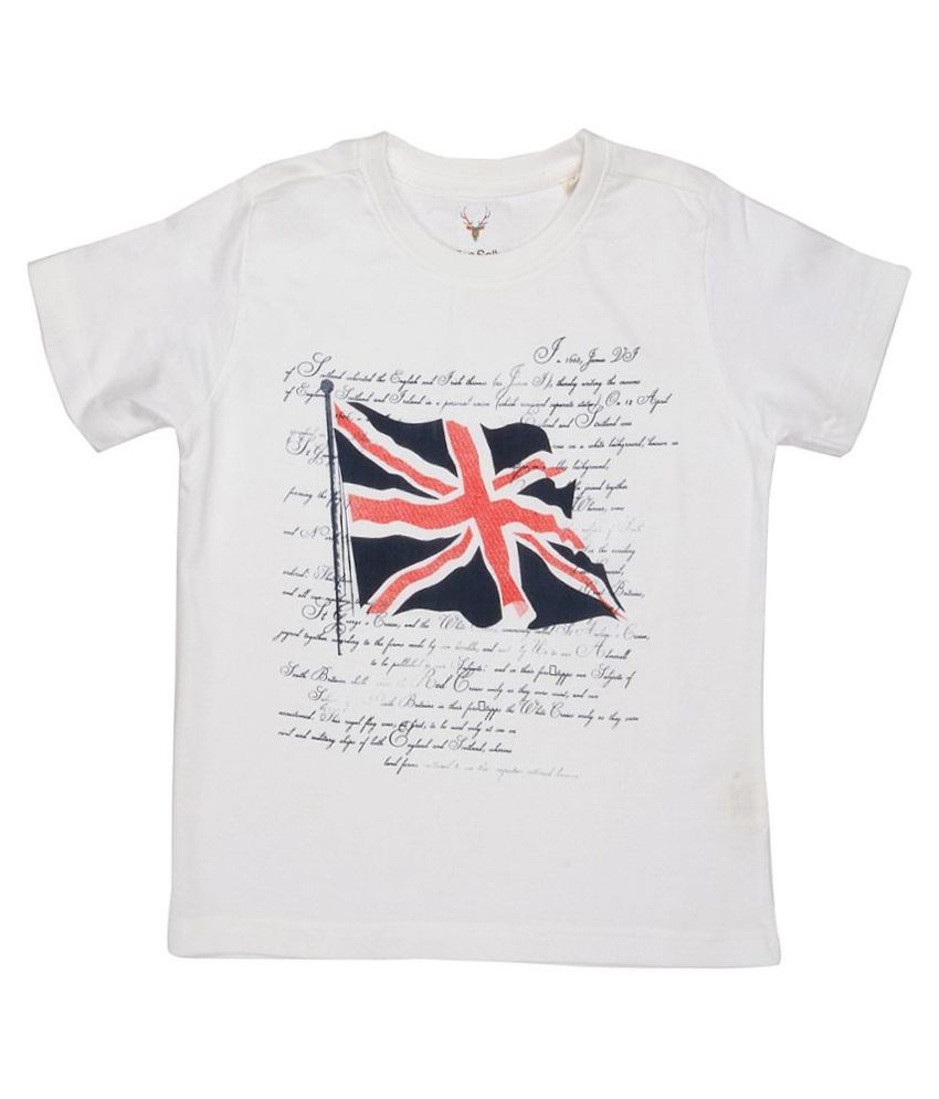 allen solly t shirts white
