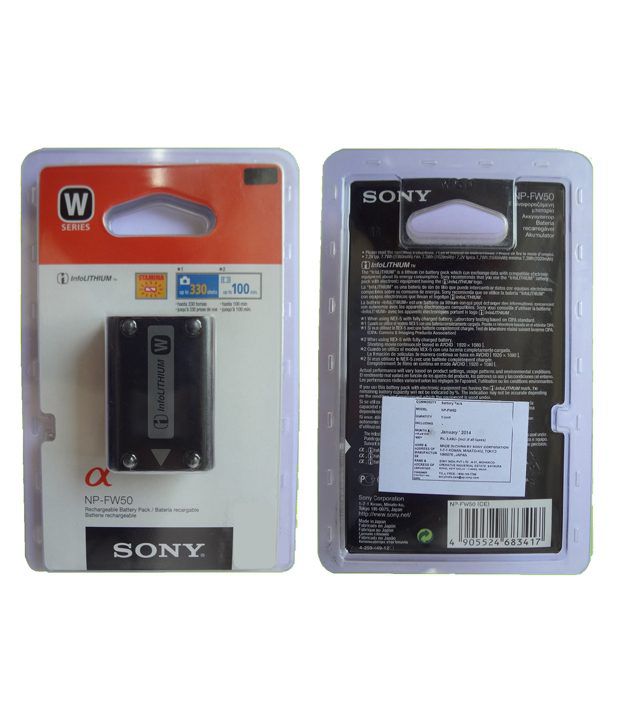     			Sony NP-FW50 Replacement Lithium-Ion Battery