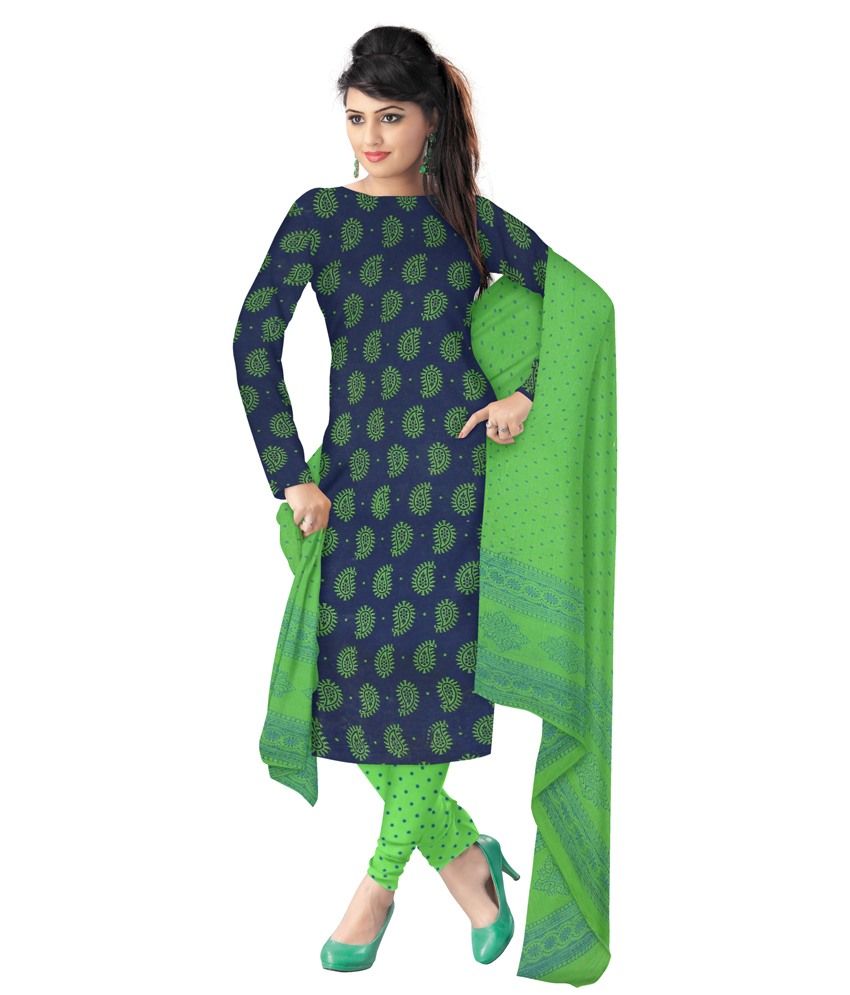 parrot punjabi suit