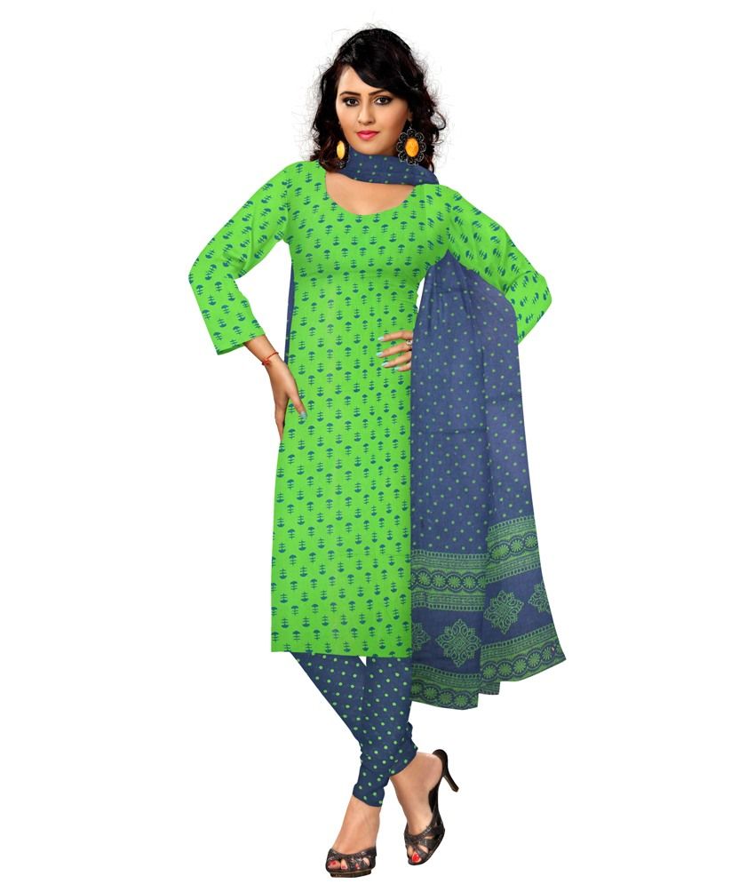 parrot punjabi suit