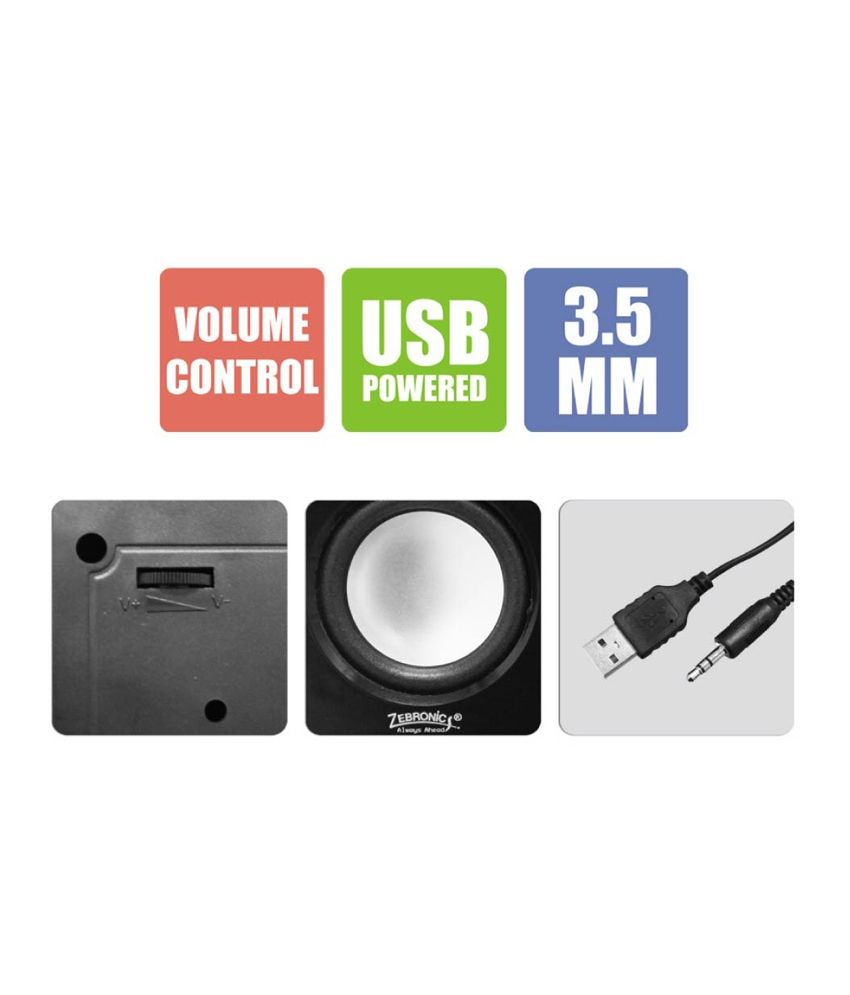 Buy Zebronics Prime Usb Powered 2 0 Mini Desktop Speakers Black Online At Best Price In India Snapdeal Buy speaker with replacement guarantee,free shipping, cod. zebronics prime usb powered 2 0 mini desktop speakers black