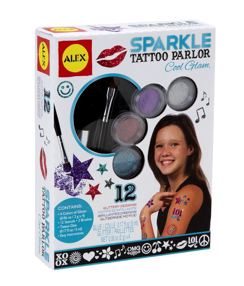 alex toys spa deluxe sparkle tattoo parlor