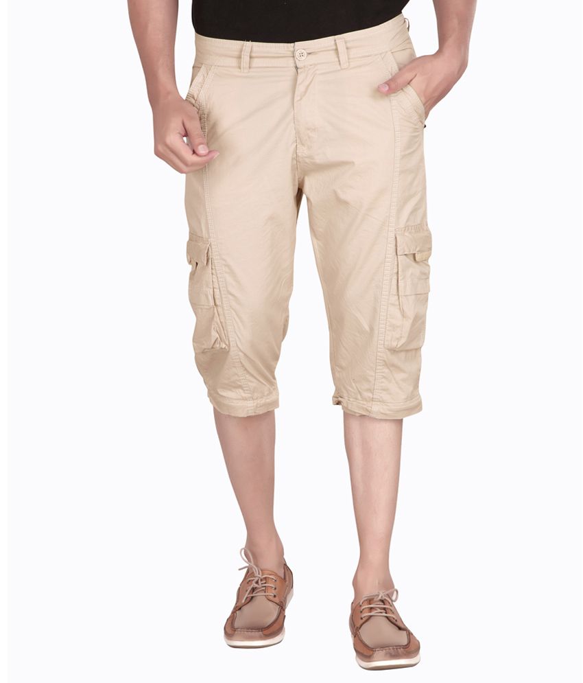 cream cargo trousers