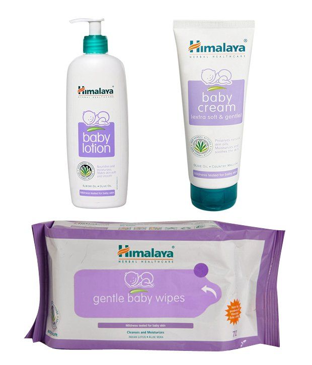 Himalaya Baby Cream 100ml+Baby Lotion 400ml+ Gentle Baby ...