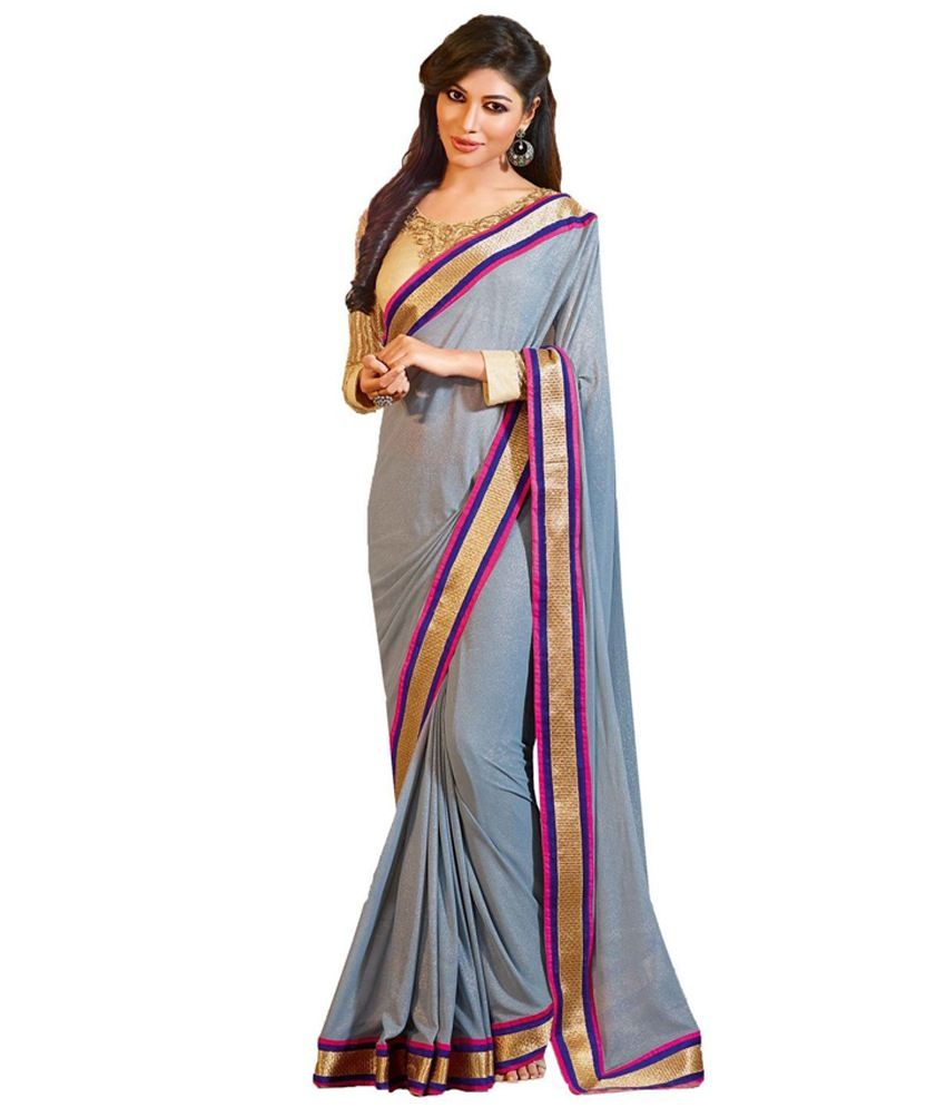 grey ethnic wear