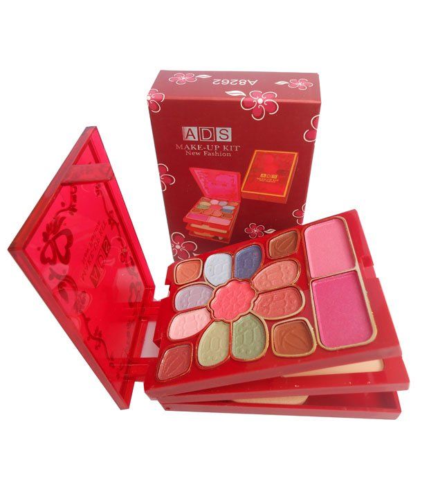 ADS Color Series Makeup Kit With Eyeshadow,Powder Cake,Lip Colour