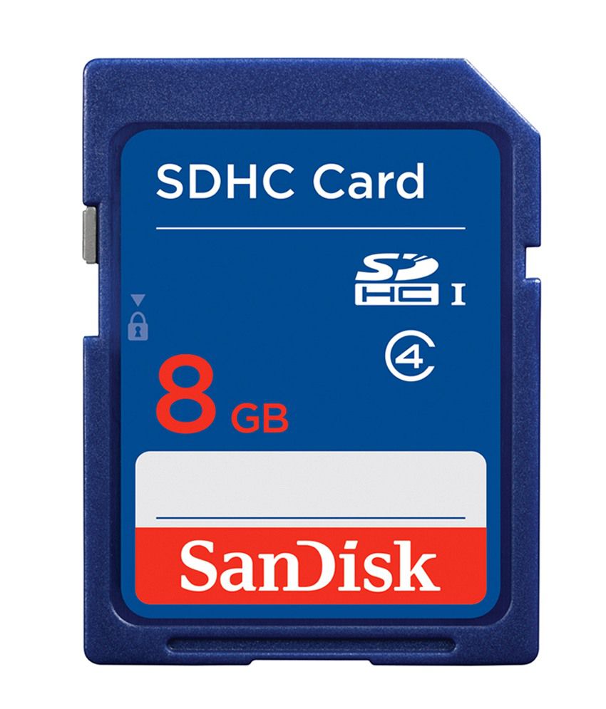     			SanDisk SDHC Cards, 8GB