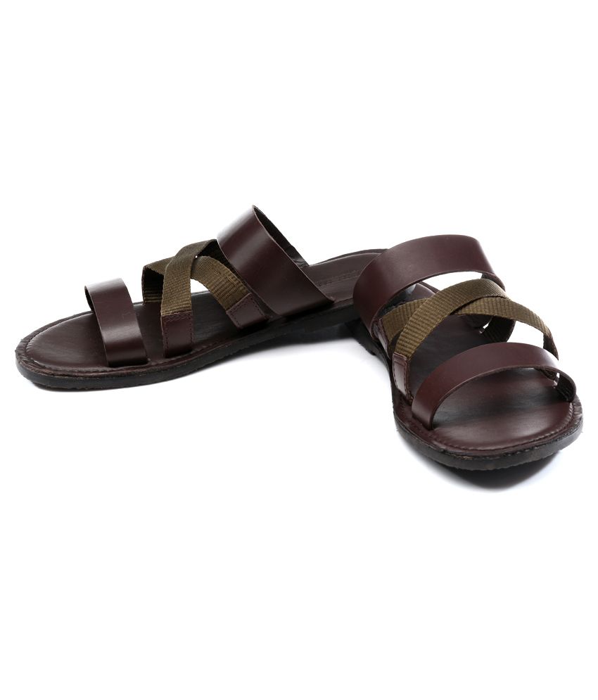 Jack & Jones Brown Sandals - Buy Jack & Jones Brown Sandals Online at ...