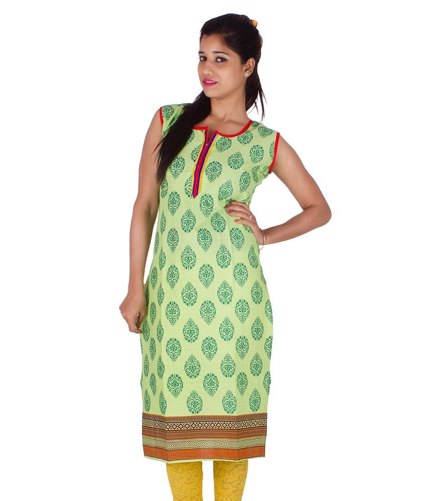 parrot colour ki kurti
