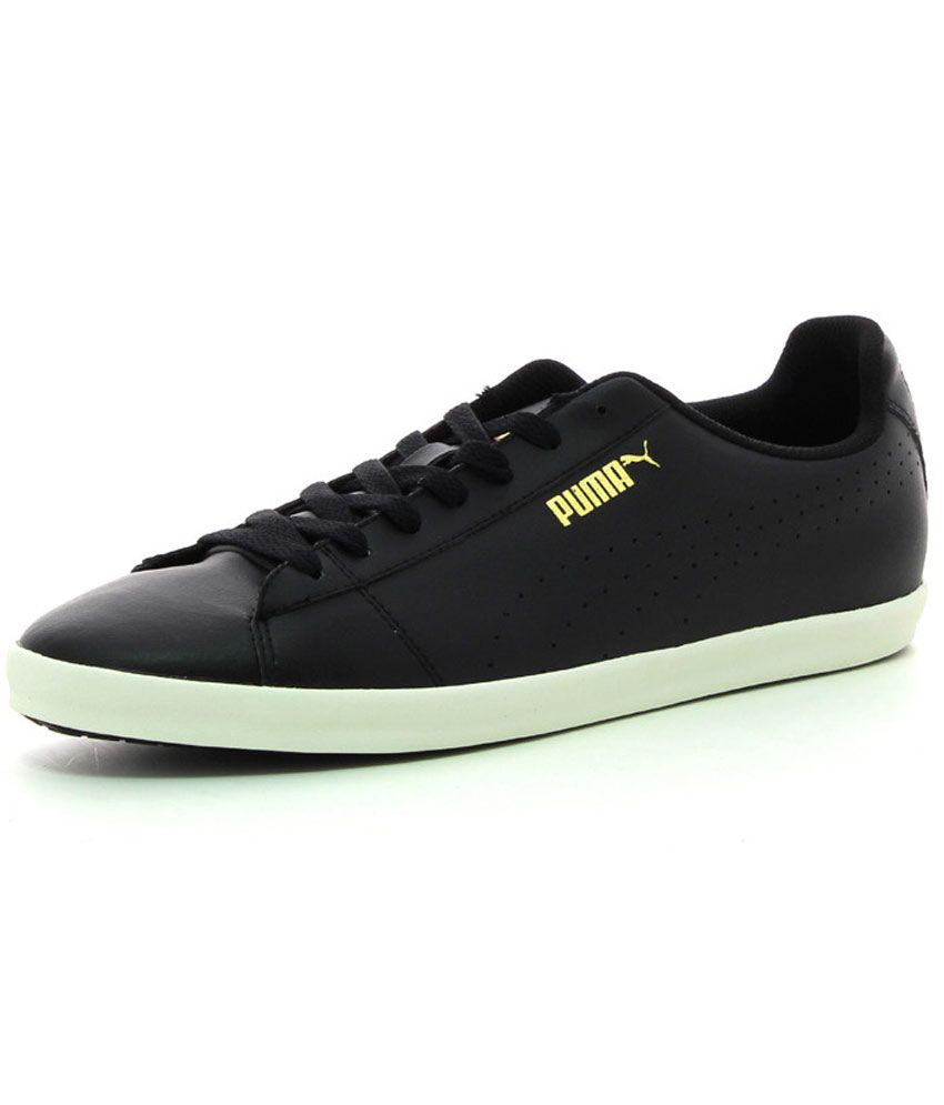 puma black sneakers online india