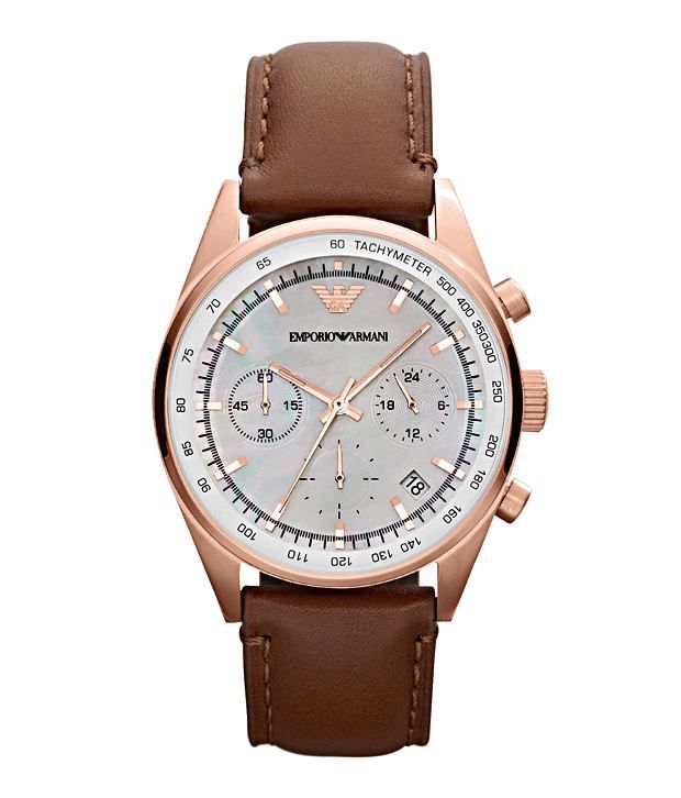 Emporio Armani Ar5996 Men's Brown Strap Wrist Watch - Buy Emporio Armani  Ar5996 Men's Brown Strap Wrist Watch Online at Best Prices in India on  Snapdeal