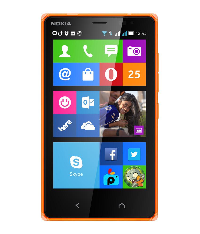  Nokia  X2 4GB Orange Feature Phone Online at Low Prices 