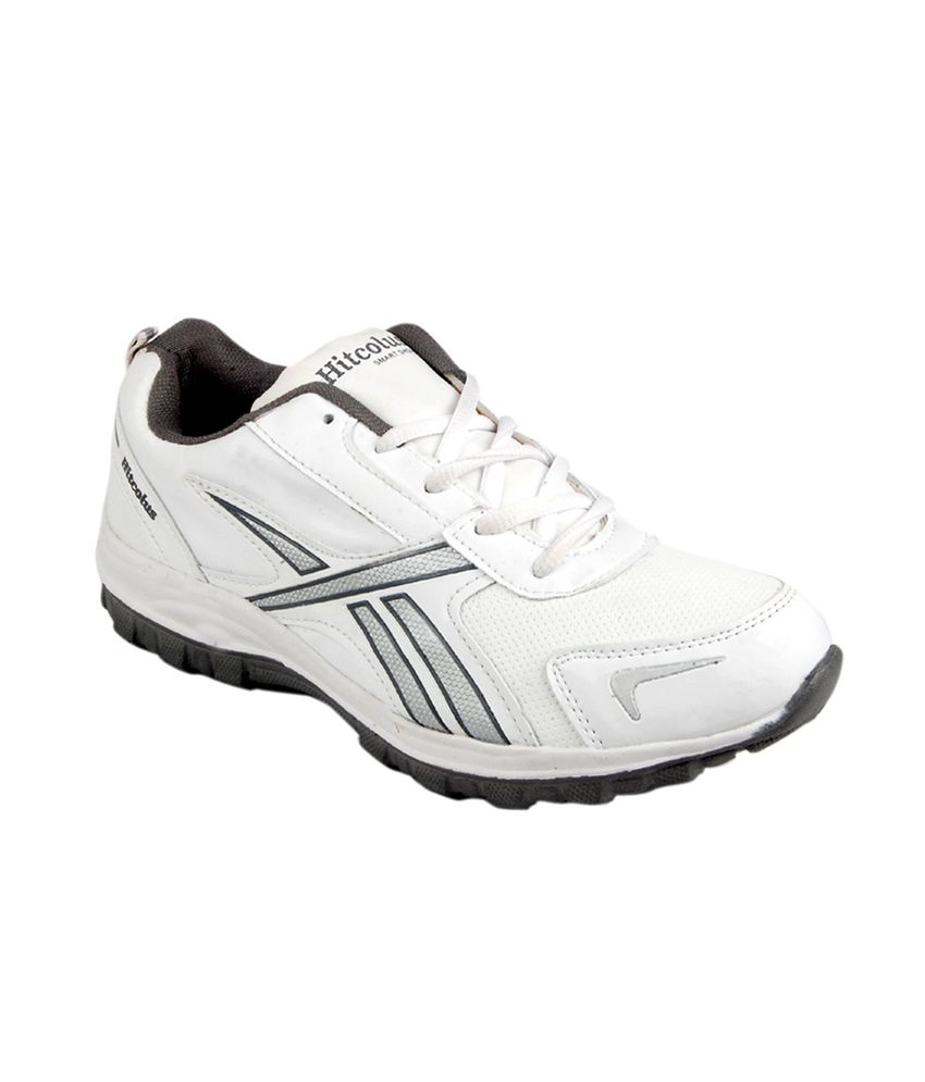 Hitcolus White \u0026 Gray Sports Shoes 
