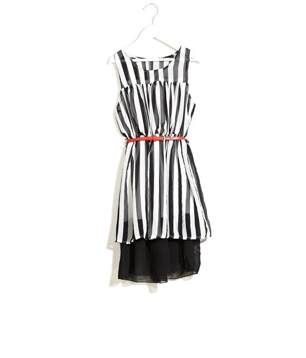 Deal Jeans Kids Black Striped Chic High 
